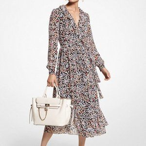 Michael Kors Floral Wrap Dress